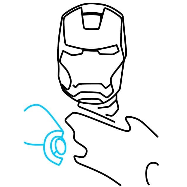 Các Bước Vẽ Mặt Nạ Iron Man Để Chơi Trung Thu Vẽ Mặt Nạ Người Sắt
